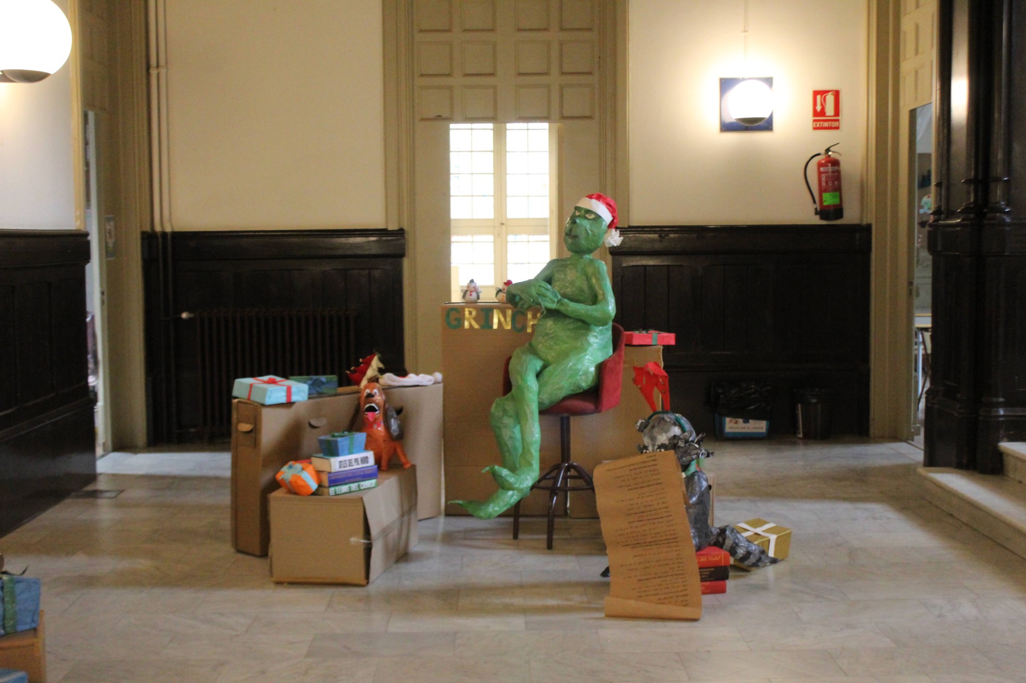 decoraci� de nadal // arriba el Grinch!